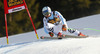 Andreas Sander of Germany skiing men super-g race of Audi FIS Alpine skiing World cup in Val Gardena, Italy. Men super-g race of Audi FIS Alpine skiing World cup season 2014-2015, was held on Saturday, 20th of December 2014 on famous Saslong course in Val Gardena, Italy.
