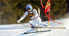 Hans Olsson of Sweden skiing men super-g race of Audi FIS Alpine skiing World cup in Val Gardena, Italy. Men super-g race of Audi FIS Alpine skiing World cup season 2014-2015, was held on Saturday, 20th of December 2014 on famous Saslong course in Val Gardena, Italy.
