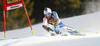 Silvan Zurbriggen of Switzerland skiing men super-g race of Audi FIS Alpine skiing World cup in Val Gardena, Italy. Men super-g race of Audi FIS Alpine skiing World cup season 2014-2015, was held on Saturday, 20th of December 2014 on famous Saslong course in Val Gardena, Italy.
