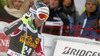 Fourth placed Vincent Kriechmayr of Austria reacts in finish of the men super-g race of Audi FIS Alpine skiing World cup in Val Gardena, Italy. Men super-g race of Audi FIS Alpine skiing World cup season 2014-2015, was held on Saturday, 20th of December 2014 on famous Saslong course in Val Gardena, Italy.
