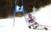 Fritz Dopfer of Germany skiing in the first run of the men giant slalom race of Audi FIS Alpine skiing World cup in Alta Badia, Italy. Men giant slalom race of Audi FIS Alpine skiing World cup season 2014-2015, was held on Sunday, 21st of December 2014 on Gran Risa course in Alta Badia, Italy.
