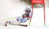 Carlo Janka of Switzerland skiing in the first run of the men giant slalom race of Audi FIS Alpine skiing World cup in Alta Badia, Italy. Men giant slalom race of Audi FIS Alpine skiing World cup season 2014-2015, was held on Sunday, 21st of December 2014 on Gran Risa course in Alta Badia, Italy.
