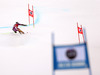 Henrik Kristoffersen of Norway skiing in the first run of the men giant slalom race of Audi FIS Alpine skiing World cup in Alta Badia, Italy. Men giant slalom race of Audi FIS Alpine skiing World cup season 2014-2015, was held on Sunday, 21st of December 2014 on Gran Risa course in Alta Badia, Italy.
