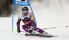 Leif Kristian Haugen of Norway skiing in the first run of the men giant slalom race of Audi FIS Alpine skiing World cup in Alta Badia, Italy. Men giant slalom race of Audi FIS Alpine skiing World cup season 2014-2015, was held on Sunday, 21st of December 2014 on Gran Risa course in Alta Badia, Italy.
