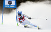 Matts Olsson of Sweden skiing in the first run of the men giant slalom race of Audi FIS Alpine skiing World cup in Alta Badia, Italy. Men giant slalom race of Audi FIS Alpine skiing World cup season 2014-2015, was held on Sunday, 21st of December 2014 on Gran Risa course in Alta Badia, Italy.
