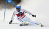 Matts Olsson of Sweden skiing in the first run of the men giant slalom race of Audi FIS Alpine skiing World cup in Alta Badia, Italy. Men giant slalom race of Audi FIS Alpine skiing World cup season 2014-2015, was held on Sunday, 21st of December 2014 on Gran Risa course in Alta Badia, Italy.
