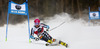 Samu Torsti of Finland skiing in the first run of the men giant slalom race of Audi FIS Alpine skiing World cup in Alta Badia, Italy. Men giant slalom race of Audi FIS Alpine skiing World cup season 2014-2015, was held on Sunday, 21st of December 2014 on Gran Risa course in Alta Badia, Italy.
