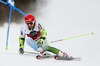 Zan Kranjec of Slovenia skiing in the first run of the men giant slalom race of Audi FIS Alpine skiing World cup in Alta Badia, Italy. Men giant slalom race of Audi FIS Alpine skiing World cup season 2014-2015, was held on Sunday, 21st of December 2014 on Gran Risa course in Alta Badia, Italy.
