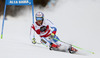 Thomas Tumler of Switzerland skiing in the first run of the men giant slalom race of Audi FIS Alpine skiing World cup in Alta Badia, Italy. Men giant slalom race of Audi FIS Alpine skiing World cup season 2014-2015, was held on Sunday, 21st of December 2014 on Gran Risa course in Alta Badia, Italy.
