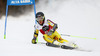 Rasmus Windingstad of Norway skiing in the first run of the men giant slalom race of Audi FIS Alpine skiing World cup in Alta Badia, Italy. Men giant slalom race of Audi FIS Alpine skiing World cup season 2014-2015, was held on Sunday, 21st of December 2014 on Gran Risa course in Alta Badia, Italy.
