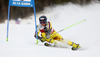 Marcus Monsen of Norway skiing in the first run of the men giant slalom race of Audi FIS Alpine skiing World cup in Alta Badia, Italy. Men giant slalom race of Audi FIS Alpine skiing World cup season 2014-2015, was held on Sunday, 21st of December 2014 on Gran Risa course in Alta Badia, Italy.
