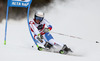 Elia Zurbriggen of Switzerland skiing in the first run of the men giant slalom race of Audi FIS Alpine skiing World cup in Alta Badia, Italy. Men giant slalom race of Audi FIS Alpine skiing World cup season 2014-2015, was held on Sunday, 21st of December 2014 on Gran Risa course in Alta Badia, Italy.
