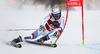 Elia Zurbriggen of Switzerland skiing in the first run of the men giant slalom race of Audi FIS Alpine skiing World cup in Alta Badia, Italy. Men giant slalom race of Audi FIS Alpine skiing World cup season 2014-2015, was held on Sunday, 21st of December 2014 on Gran Risa course in Alta Badia, Italy.
