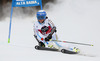 Mattias Roenngren of Sweden skiing in the first run of the men giant slalom race of Audi FIS Alpine skiing World cup in Alta Badia, Italy. Men giant slalom race of Audi FIS Alpine skiing World cup season 2014-2015, was held on Sunday, 21st of December 2014 on Gran Risa course in Alta Badia, Italy.
