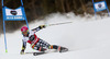 Eemeli Pirinen of Finland skiing in the first run of the men giant slalom race of Audi FIS Alpine skiing World cup in Alta Badia, Italy. Men giant slalom race of Audi FIS Alpine skiing World cup season 2014-2015, was held on Sunday, 21st of December 2014 on Gran Risa course in Alta Badia, Italy.
