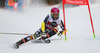 Eemeli Pirinen of Finland skiing in the first run of the men giant slalom race of Audi FIS Alpine skiing World cup in Alta Badia, Italy. Men giant slalom race of Audi FIS Alpine skiing World cup season 2014-2015, was held on Sunday, 21st of December 2014 on Gran Risa course in Alta Badia, Italy.
