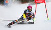 Eemeli Pirinen of Finland skiing in the first run of the men giant slalom race of Audi FIS Alpine skiing World cup in Alta Badia, Italy. Men giant slalom race of Audi FIS Alpine skiing World cup season 2014-2015, was held on Sunday, 21st of December 2014 on Gran Risa course in Alta Badia, Italy.

