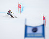 Eemeli Pirinen of Finland skiing in the first run of the men giant slalom race of Audi FIS Alpine skiing World cup in Alta Badia, Italy. Men giant slalom race of Audi FIS Alpine skiing World cup season 2014-2015, was held on Sunday, 21st of December 2014 on Gran Risa course in Alta Badia, Italy.
