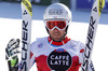 Third placed Thomas Fanara of France reacts in finish of the second run of the men giant slalom race of Audi FIS Alpine skiing World cup in Alta Badia, Italy. Men giant slalom race of Audi FIS Alpine skiing World cup season 2014-2015, was held on Sunday, 21st of December 2014 on Gran Risa course in Alta Badia, Italy.
