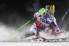 Marcel Hirscher of Austria in action during men Slalom of the Val d Isere FIS Ski Alpine World Cup at the Canalone Miramonti in Madonna di Campiglio, Italy on 2014/12/22.
