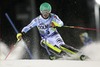 Felix Neureuther of Germany in action during men Slalom of the Val d Isere FIS Ski Alpine World Cup at the Canalone Miramonti in Madonna di Campiglio, Italy on 2014/12/22.
