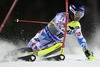 Jean-Baptiste Grange of France in action during men Slalom of the Val d Isere FIS Ski Alpine World Cup at the Canalone Miramonti in Madonna di Campiglio, Italy on 2014/12/22.
