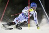 Andre Myhrer of Sweden in action during men Slalom of the Val d Isere FIS Ski Alpine World Cup at the Canalone Miramonti in Madonna di Campiglio, Italy on 2014/12/22.
