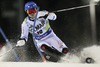 Jens Byggmark of Sweden in action during men Slalom of the Val d Isere FIS Ski Alpine World Cup at the Canalone Miramonti in Madonna di Campiglio, Italy on 2014/12/22.
