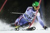 Alexander Khoroshilov of Russia in action during men Slalom of the Val d Isere FIS Ski Alpine World Cup at the Canalone Miramonti in Madonna di Campiglio, Italy on 2014/12/22.
