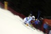 Fritz Dopfer of Germany in action during men Slalom of the Val d Isere FIS Ski Alpine World Cup at the Canalone Miramonti in Madonna di Campiglio, Italy on 2014/12/22.
