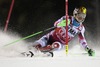 Marcel Hirscher of Austria in action during men Slalom of the Val d Isere FIS Ski Alpine World Cup at the Canalone Miramonti in Madonna di Campiglio, Italy on 2014/12/22.
