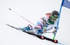 Lara Gut of Switzerland in action during 1st run of Ladies Giant Slalom of the Kuehtai FIS Ski Alpine World Cup at the Hohe Mut Course in Kuehtai, Austria on 2014/12/28.
