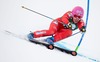 Nadia Fanchini of Italy in action during 1st run of Ladies Giant Slalom of the Kuehtai FIS Ski Alpine World Cup at the Hohe Mut Course in Kuehtai, Austria on 2014/12/28.
