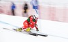 Francesca Marsaglia of Italy in action during 1st run of Ladies Giant Slalom of the Kuehtai FIS Ski Alpine World Cup at the Hohe Mut Course in Kuehtai, Austria on 2014/12/28.
