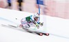 Adeline Baud of France in action during 1st run of Ladies Giant Slalom of the Kuehtai FIS Ski Alpine World Cup at the Hohe Mut Course in Kuehtai, Austria on 2014/12/28.
