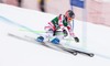 Andrea Fischbacher of Austria in action during 1st run of Ladies Giant Slalom of the Kuehtai FIS Ski Alpine World Cup at the Hohe Mut Course in Kuehtai, Austria on 2014/12/28.
