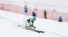 Ana Drev of Slovenia in action during 1st run of Ladies Giant Slalom of the Kuehtai FIS Ski Alpine World Cup at the Hohe Mut Course in Kuehtai, Austria on 2014/12/28.
