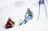 Tina Maze of Slovenia in action during 1st run of Ladies Giant Slalom of the Kuehtai FIS Ski Alpine World Cup at the Hohe Mut Course in Kuehtai, Austria on 2014/12/28.
