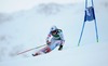 Tina Weirather of Lichtenstein in action during 1st run of Ladies Giant Slalom of the Kuehtai FIS Ski Alpine World Cup at the Hohe Mut Course in Kuehtai, Austria on 2014/12/28.
