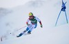 Dominique Gisin of Switzerland in action during 1st run of Ladies Giant Slalom of the Kuehtai FIS Ski Alpine World Cup at the Hohe Mut Course in Kuehtai, Austria on 2014/12/28.
