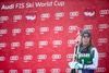 Mikaela Shiffrin of the USA celebrates on Podium during the award ceremony afterLadies Giant Slalom of the Kuehtai FIS Ski Alpine World Cup at the Hohe Mut Course in Kuehtai, Austria on 2014/12/28.
