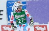 Adeline Baud of France reacts after 2nd run of Ladies Giant Slalom of the Kuehtai FIS Ski Alpine World Cup at the Hohe Mut Course in Kuehtai, Austria on 2014/12/28.
