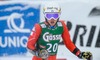 Irene Curtoni of Italy reacts after 2nd run of Ladies Giant Slalom of the Kuehtai FIS Ski Alpine World Cup at the Hohe Mut Course in Kuehtai, Austria on 2014/12/28.
