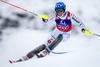 Frida Hansdotter of Sweden in action during 1st run of Ladies Slalom of the Kuehtai FIS Ski Alpine World Cup at the Hohe Mut Course in Kuehtai, Austria on 2014/12/29.
