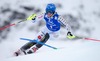 Maria Pietilae-Holmner of Sweden in action during 1st run of Ladies Slalom of the Kuehtai FIS Ski Alpine World Cup at the Hohe Mut Course in Kuehtai, Austria on 2014/12/29.
