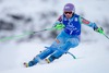 Tina Maze of Slovenia in action during 1st run of Ladies Slalom of the Kuehtai FIS Ski Alpine World Cup at the Hohe Mut Course in Kuehtai, Austria on 2014/12/29.
