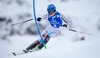 Anna Swenn-Larsson of Sweden in action during 1st run of Ladies Slalom of the Kuehtai FIS Ski Alpine World Cup at the Hohe Mut Course in Kuehtai, Austria on 2014/12/29.
