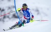 Wendy Holdener of Switzerland in action during 1st run of Ladies Slalom of the Kuehtai FIS Ski Alpine World Cup at the Hohe Mut Course in Kuehtai, Austria on 2014/12/29.
