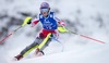 Michaela Kirchgasser of Austria in action during 1st run of Ladies Slalom of the Kuehtai FIS Ski Alpine World Cup at the Hohe Mut Course in Kuehtai, Austria on 2014/12/29.
