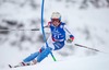Michelle Gisin of Switzerland in action during 1st run of Ladies Slalom of the Kuehtai FIS Ski Alpine World Cup at the Hohe Mut Course in Kuehtai, Austria on 2014/12/29.
